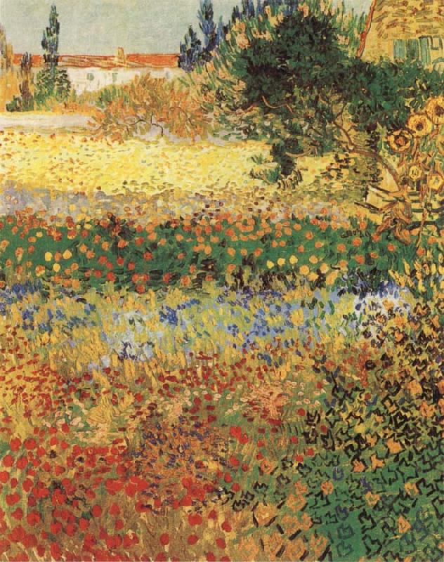 Vincent Van Gogh Garden in Bloom France oil painting art